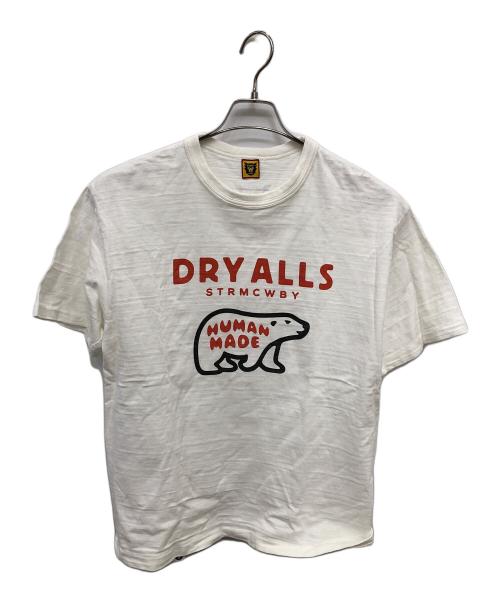 HUMAN MADE（ヒューマンメイド）HUMAN MADE (ヒューマンメイド) 半袖カットソー ドライオールズ しろくま／S/S CUT AND SEW DRY ALLS POLAR BEAR ホワイト サイズ:SIZE XLの古着・服飾アイテム