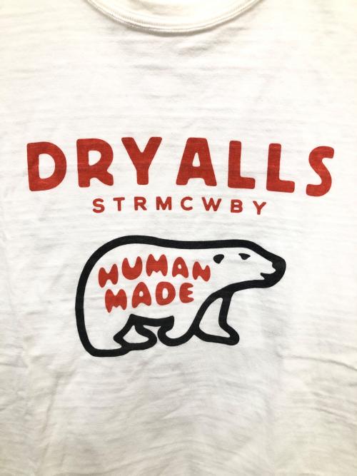 HUMAN MADE（ヒューマンメイド）HUMAN MADE (ヒューマンメイド) 半袖カットソー ドライオールズ しろくま／S/S CUT AND SEW DRY ALLS POLAR BEAR ホワイト サイズ:SIZE XLの古着・服飾アイテム