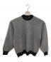 CABAN（キャバン）の古着「カシミヤ混 コットン ボーダー クルーネックニット／CASHMERE BLEND COTTON BORDER CREW NECK KNIT」｜ネイビー