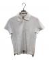 Thom Browne（トムブラウン）の古着「CLASSIC PIQUE STRIPE RELAX POLO SHIRT／クラシックピケ ストライプ リラックス ポロシャツ」｜ホワイト
