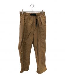 South2 West8（サウスツー ウエストエイト）の古着「ベルテッドセンターシームナイロンパンツ／BELTED CENTER SEAM NYLON PANTS」｜ベージュ