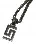VERSACE（ヴェルサーチェ）の古着「グレカネックレス／GRECA NECKLACE」｜シルバー