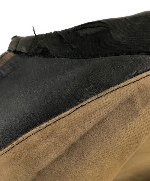 Anton Vanek（アントンバネク）Anton Vanek (アントンバネク) シングルライダースポリスジャケット／SINGLE RIDERS POLIZEI JACKET ブラック サイズ:不明の古着・服飾アイテム