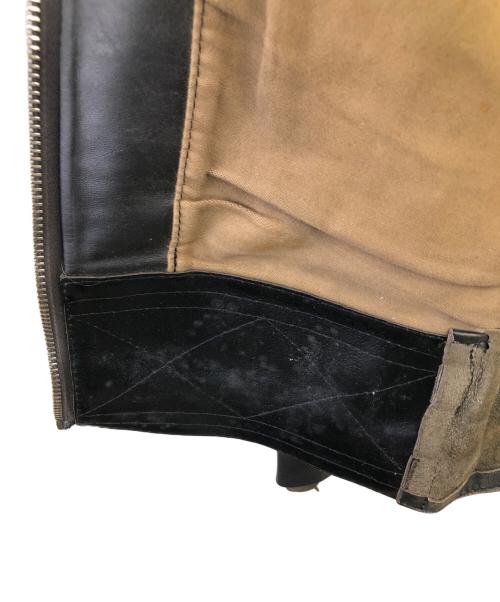 Anton Vanek（アントンバネク）Anton Vanek (アントンバネク) シングルライダースポリスジャケット／SINGLE RIDERS POLIZEI JACKET ブラック サイズ:不明の古着・服飾アイテム