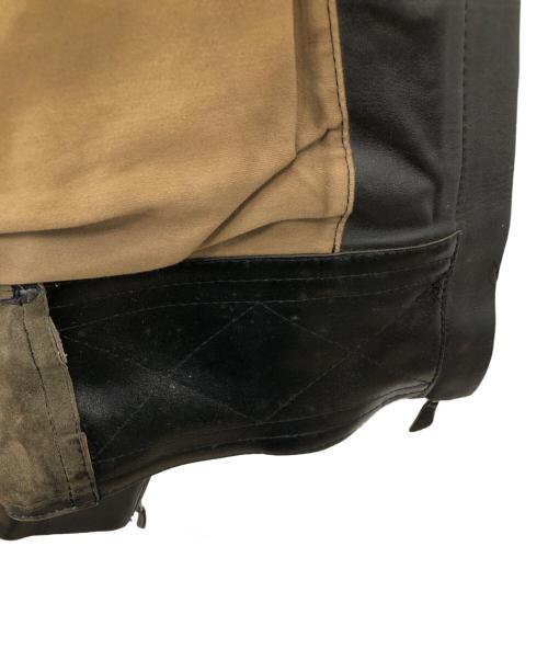 Anton Vanek（アントンバネク）Anton Vanek (アントンバネク) シングルライダースポリスジャケット／SINGLE RIDERS POLIZEI JACKET ブラック サイズ:不明の古着・服飾アイテム