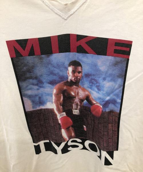 DOLCE & GABBANA（ドルチェ＆ガッバーナ）DOLCE & GABBANA (ドルチェ＆ガッバーナ) マイク・タイソン プリントTシャツ／MIKE TYSON PRINT T-SHIRT ホワイト サイズ:52の古着・服飾アイテム