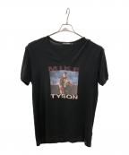 DOLCE & GABBANAドルチェ＆ガッバーナ）の古着「マイク・タイソン プリントTシャツ／MIKE TYSON PRINT T-SHIRT」｜ブラック