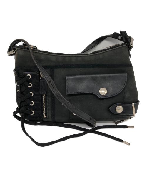 Christian Dior（クリスチャン ディオール）Christian Dior (クリスチャン ディオール) ブラック パンク クロスボディ バッグ／BLACK PUNK CROSS BODY BAG ブラックの古着・服飾アイテム