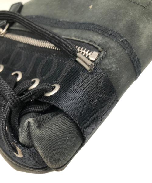 Christian Dior（クリスチャン ディオール）Christian Dior (クリスチャン ディオール) ブラック パンク クロスボディ バッグ／BLACK PUNK CROSS BODY BAG ブラックの古着・服飾アイテム