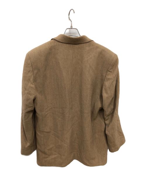 ISSEY MIYAKE（イッセイミヤケ）ISSEY MIYAKE (イッセイミヤケ) 2ボタン テーラードジャケット／2B TAILORED JACKET ベージュ サイズ:SIZE Lの古着・服飾アイテム