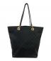 GUCCI (グッチ) GGキャンバス×レザー トートバッグ／GG CANVAS×LEATHER TOTE BAG ブラック：11000円