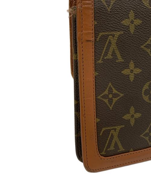 LOUIS VUITTON（ルイ ヴィトン）LOUIS VUITTON (ルイ ヴィトン) クラッチバッグ ブラウンの古着・服飾アイテム