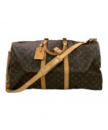 LOUIS VUITTON（ルイ ヴィトン）の古着「キーポルバンドリエール55/ボストンバッグ」｜ブラウン