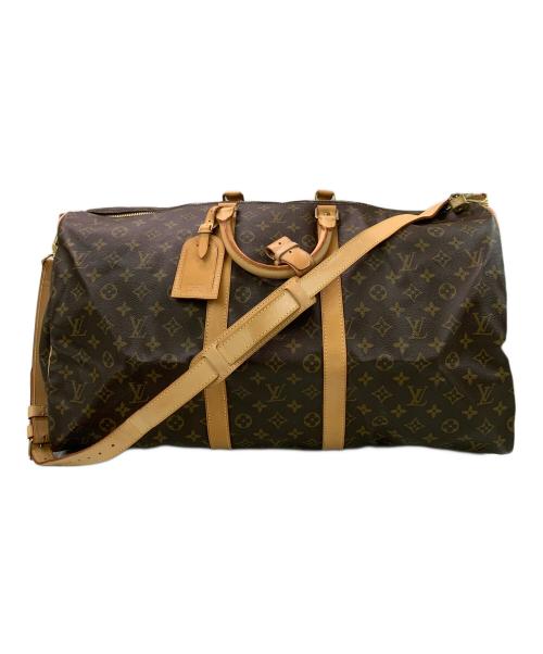 LOUIS VUITTON（ルイ ヴィトン）LOUIS VUITTON (ルイ ヴィトン) キーポルバンドリエール55/ボストンバッグ ブラウン サイズ:55の古着・服飾アイテム