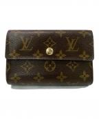 LOUIS VUITTONルイ ヴィトン）の古着「3つ折り財布」｜ブラウン