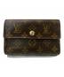 LOUIS VUITTON（ルイ ヴィトン）の古着「3つ折り財布」｜ブラウン