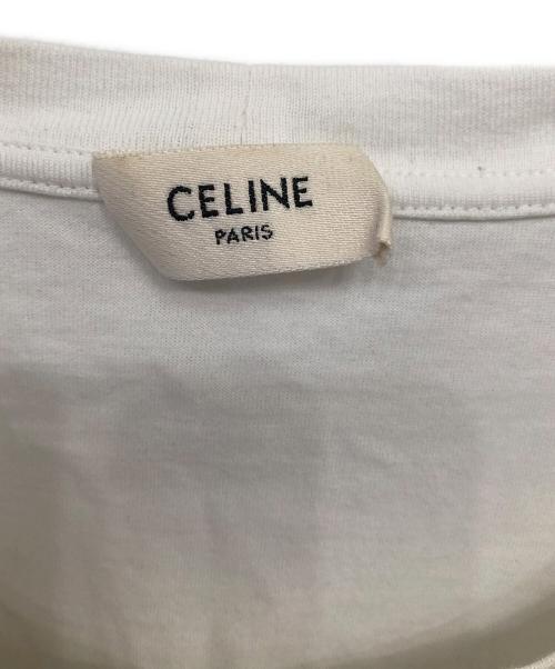 CELINE（セリーヌ）CELINE (セリーヌ) レディ・ウィズ・クリスタルボール Tシャツ／LADY WITH CRYSTAL BALL TEE ホワイト サイズ:SIZE XLの古着・服飾アイテム