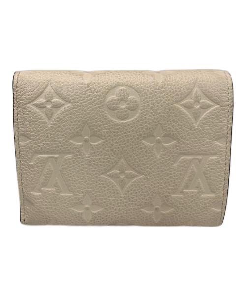 LOUIS VUITTON（ルイ ヴィトン）LOUIS VUITTON (ルイ ヴィトン) 3つ折り財布 ポルトフォイユ・ヴィクトリーヌ ブルーの古着・服飾アイテム