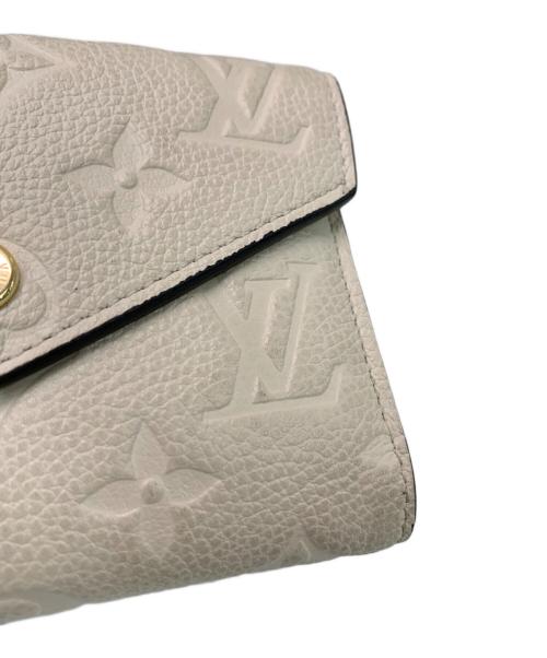 LOUIS VUITTON（ルイ ヴィトン）LOUIS VUITTON (ルイ ヴィトン) 3つ折り財布 ポルトフォイユ・ヴィクトリーヌ ブルーの古着・服飾アイテム