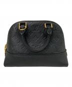 LOUIS VUITTONルイ ヴィトン）の古着「2WAYショルダーバッグ　ネオアルマBB　モノグラム・アンプラント」｜ブラック