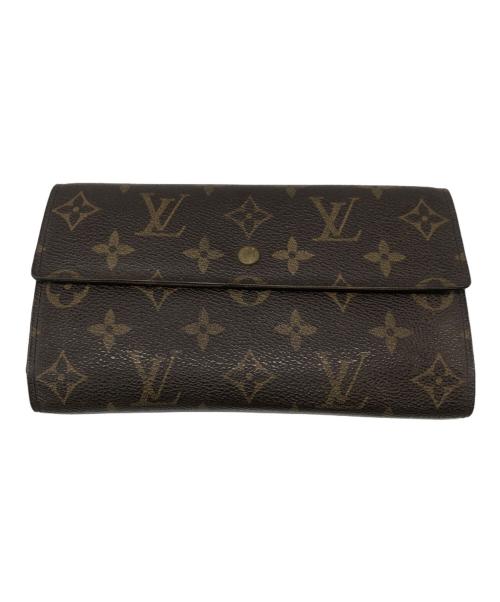 LOUIS VUITTON（ルイ ヴィトン）LOUIS VUITTON (ルイ ヴィトン) モノグラム・ポルトトレゾール・インターナショナル／MONOGRAM PORTE TRESOR INTERNATIONAL ブラウンの古着・服飾アイテム