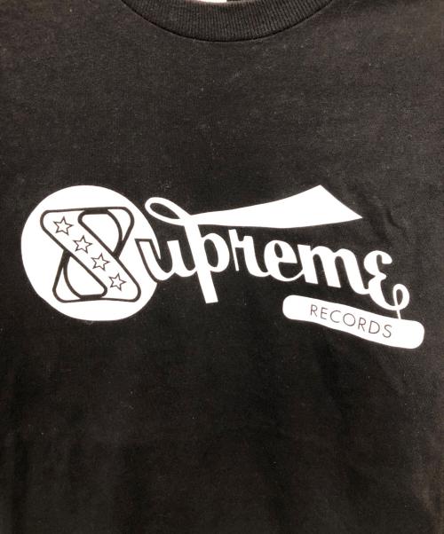 SUPREME（シュプリーム）SUPREME (シュプリーム) シュプリームレコーズ プリントTシャツ／SUPREME RECORDS PRINT T-SHIRT ブラック サイズ:Lの古着・服飾アイテム