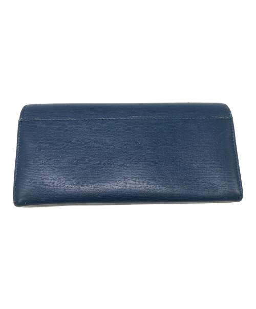GUCCI（グッチ）GUCCI (グッチ) 長財布／LONG WALLET ネイビーの古着・服飾アイテム