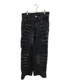 中古・古着通販】BLESS U (ブレスユー) wrinkle crack baggy denim