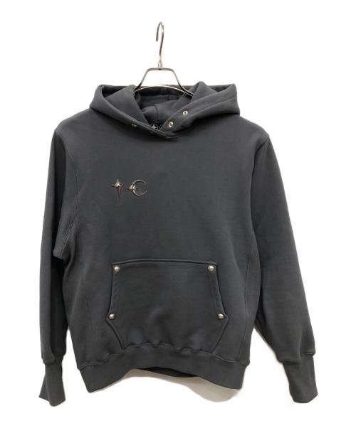 THUG CLUB（サグ クラブ）THUG CLUB (サグ クラブ) アーマーフーディ／ARMOR HOODIE グレー サイズ:1の古着・服飾アイテム