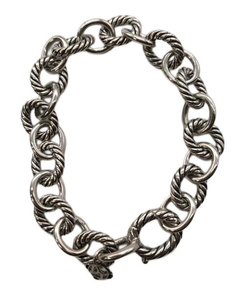 DAVID YURMAN（デヴィッド・ヤーマン）DAVID YURMAN (デヴィッド・ヤーマン) オーバルリンクチェーンブレスレット／OVAL LINK CHAIN BRACELET シルバーの古着・服飾アイテム