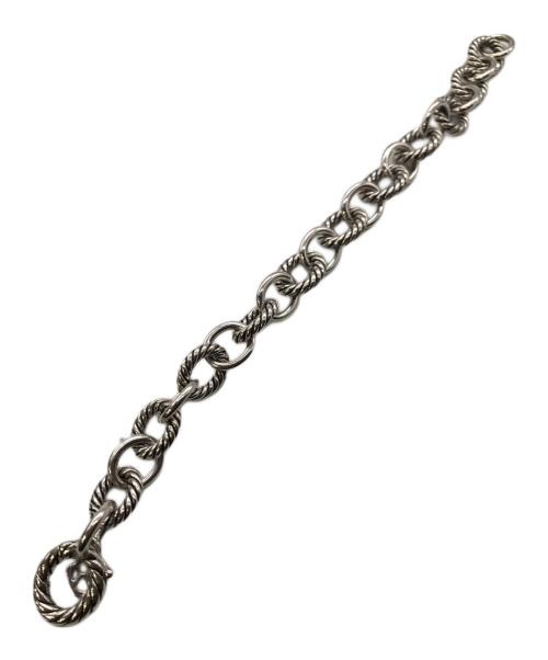 DAVID YURMAN（デヴィッド・ヤーマン）DAVID YURMAN (デヴィッド・ヤーマン) オーバルリンクチェーンブレスレット／OVAL LINK CHAIN BRACELET シルバーの古着・服飾アイテム