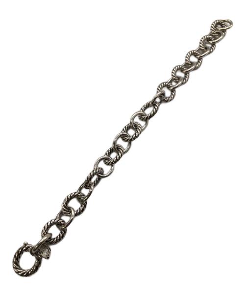 DAVID YURMAN（デヴィッド・ヤーマン）DAVID YURMAN (デヴィッド・ヤーマン) オーバルリンクチェーンブレスレット／OVAL LINK CHAIN BRACELET シルバーの古着・服飾アイテム