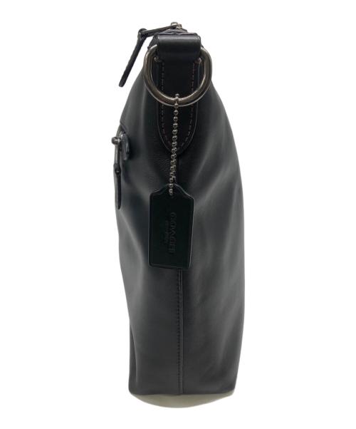 COACH（コーチ）COACH (コーチ) ソフトレザーメッセンジャーバッグ／SOFT LETHER MESSENGER BAG ブラックの古着・服飾アイテム