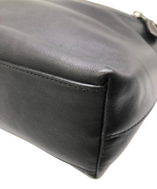 COACH（コーチ）COACH (コーチ) ソフトレザーメッセンジャーバッグ／SOFT LETHER MESSENGER BAG ブラックの古着・服飾アイテム