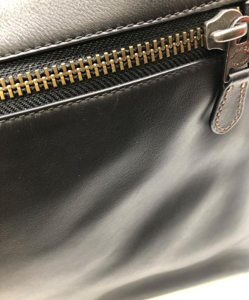 COACH（コーチ）COACH (コーチ) ソフトレザーメッセンジャーバッグ／SOFT LETHER MESSENGER BAG ブラックの古着・服飾アイテム