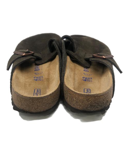 BIRKENSTOCK（ビルケンシュトック）BIRKENSTOCK (ビルケンシュトック) ボストン スエード モカ／BOSTON SUEDE MOCHA ブラウン サイズ:27の古着・服飾アイテム