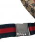 中古・古着 GUCCI (グッチ) GG キャンバス ウエストポーチ／GG CANVAS WAIST POUCH ベージュ×レッド：24000円