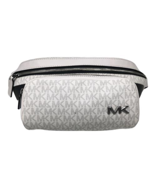 MICHAEL KORS（マイケル・コース）MICHAEL KORS (マイケルコース) シグネチャーウエストバッグ／SIGNATURE WAIST BAG ホワイトの古着・服飾アイテム