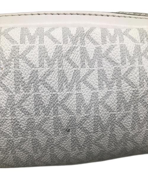 MICHAEL KORS（マイケル・コース）MICHAEL KORS (マイケルコース) シグネチャーウエストバッグ／SIGNATURE WAIST BAG ホワイトの古着・服飾アイテム