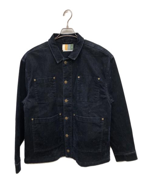 KITH（キス）KITH (キス) デニムウィルビーチョアジャケット／DENIM WILLOUGHBY CHORE JACKET ネイビー サイズ:SIZE Lの古着・服飾アイテム