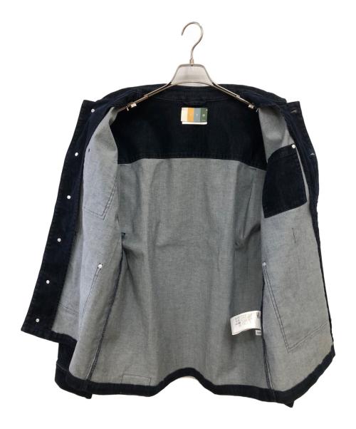 KITH（キス）KITH (キス) デニムウィルビーチョアジャケット／DENIM WILLOUGHBY CHORE JACKET ネイビー サイズ:SIZE Lの古着・服飾アイテム