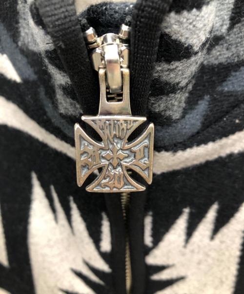 PENDLETON（ペンドルトン）PENDLETON (ペンドルトン) BILL WALL LEATHER (ビルウォールレザー) ハーディング柄ボアブランケットベスト／HARDING PATTERN BOA BLANKET VEST グレー サイズ:SIZE XLの古着・服飾アイテム