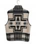 PENDLETON (ペンドルトン) BILL WALL LEATHER (ビルウォールレザー) ハーディング柄ボアブランケットベスト／HARDING PATTERN BOA BLANKET VEST グレー サイズ:SIZE XL：55000円
