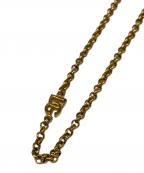 DOLCE & GABBANAドルチェ＆ガッバーナ）の古着「DGロゴネックレス」｜ゴールド