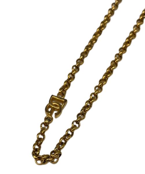 DOLCE & GABBANA（ドルチェ＆ガッバーナ）DOLCE & GABBANA (ドルチェ＆ガッバーナ) DGロゴネックレス ゴールドの古着・服飾アイテム