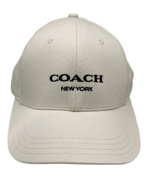 COACH（コーチ）COACH (コーチ) ベースボールキャップ ベージュの古着・服飾アイテム