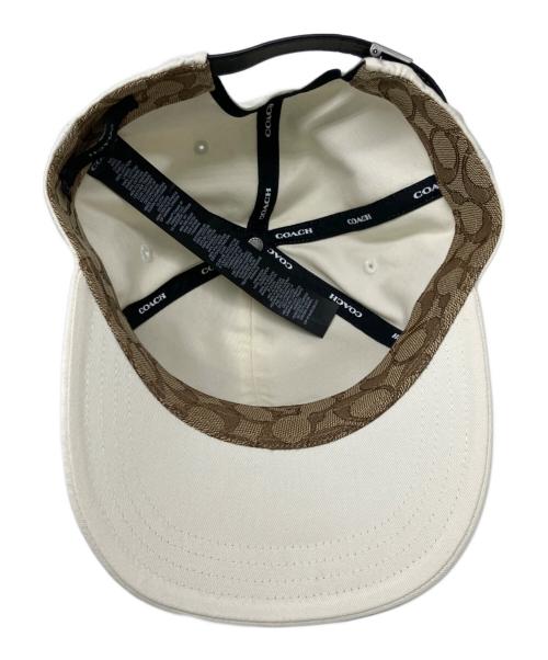 COACH（コーチ）COACH (コーチ) ベースボールキャップ ベージュの古着・服飾アイテム