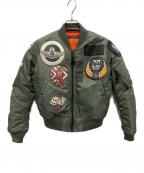 AVIREXアヴィレックス）の古着「MA-1 トップガンモデル／MA-1 TOPGUN MODEL」｜オリーブ
