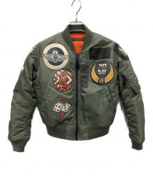 AVIREX（アヴィレックス）の古着「MA-1 トップガンモデル／MA-1 TOPGUN MODEL」｜オリーブ