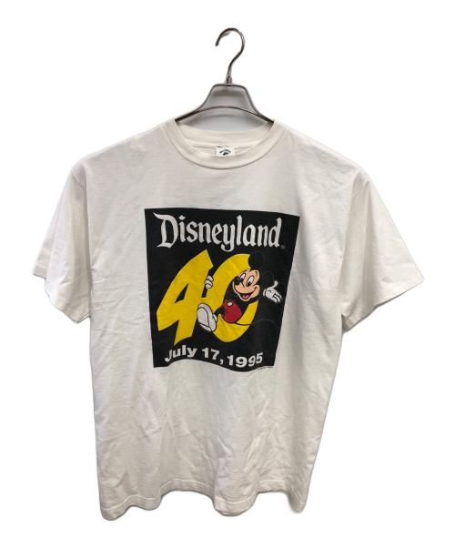 Murina（ムリナ）Murina (ムリナ) DISNEY (ディズニー) ディズニーランド40周年記念プリントTシャツ/DISNEY LAND 40TH  ANNIVERSARY PRINT T-SHIRT ホワイト サイズ:XLの古着・服飾アイテム